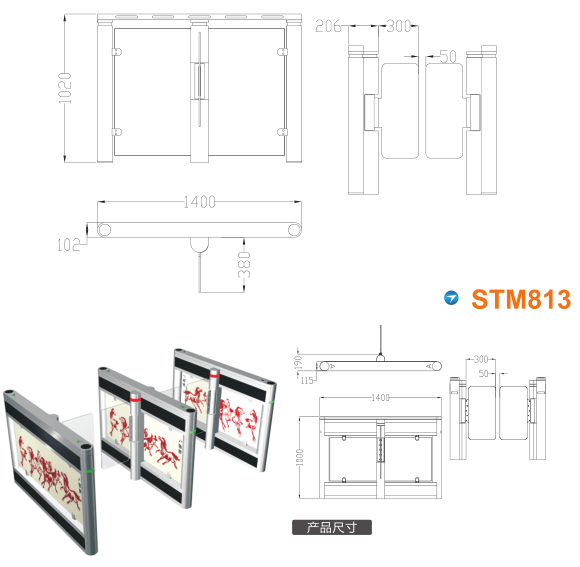 大连普兰店区速通门STM813